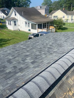 Residential Roofing Installation using TAMKO TITAN - THUNDERSTORM GRAY