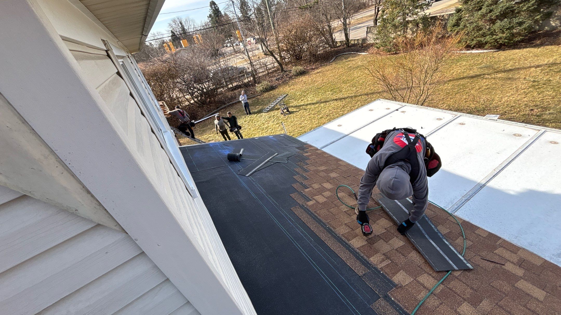 Roof Replacement using CertainTeed Landmark Resawn Shake by 180 Contractors