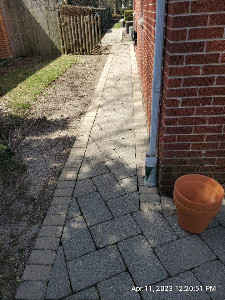 Brick paver clean, sand and seal.  using Surebond SB-1300 by Northern Power Washing LLC.