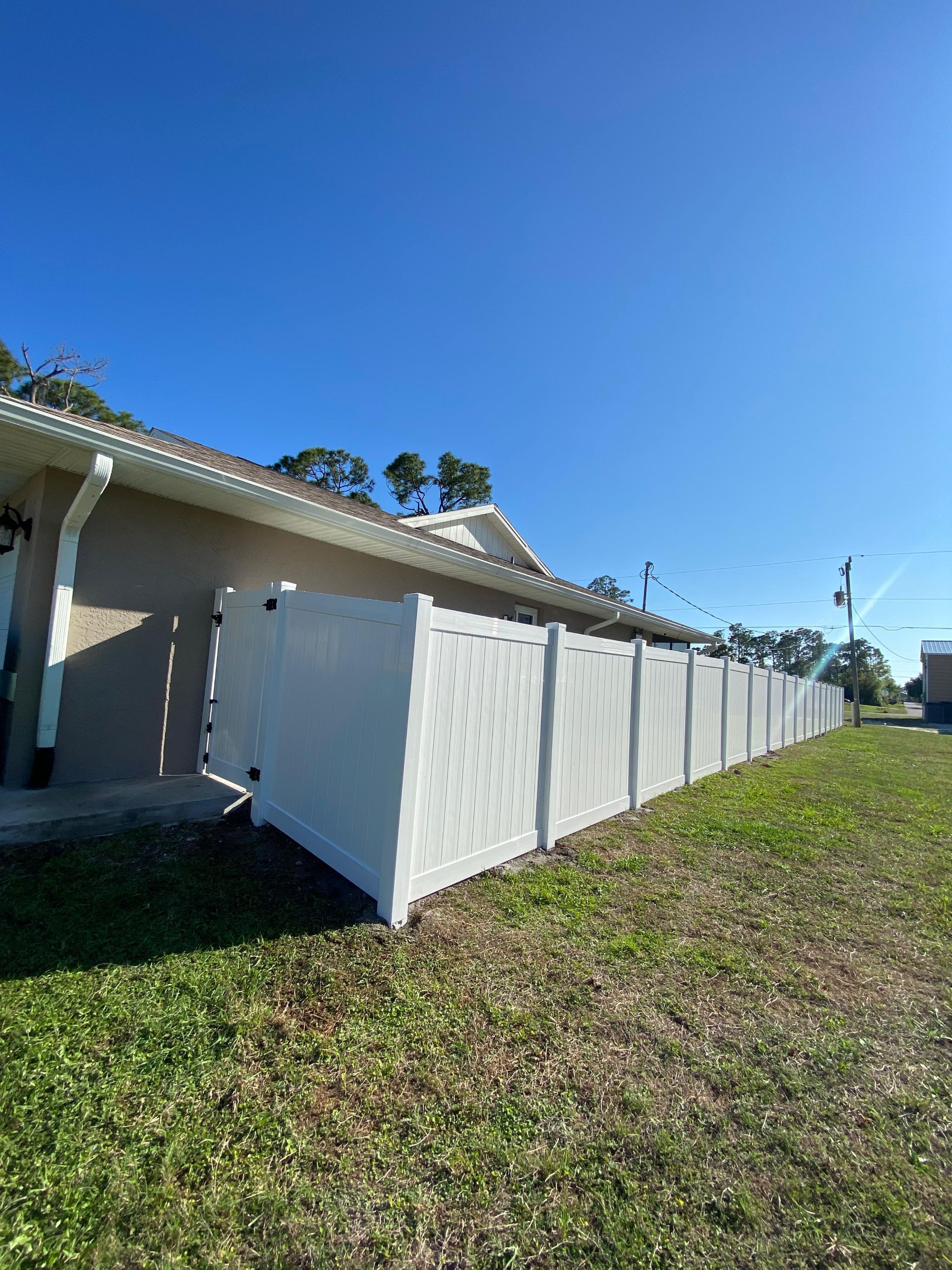 Vinyl Fence in South Gulf Cove by True Fence LLC