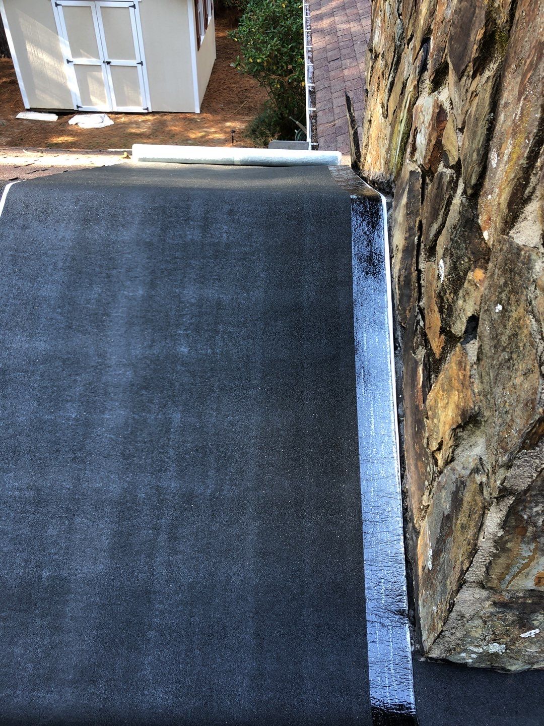 Chimney Flashing using Roof Repair by American Roofing NC