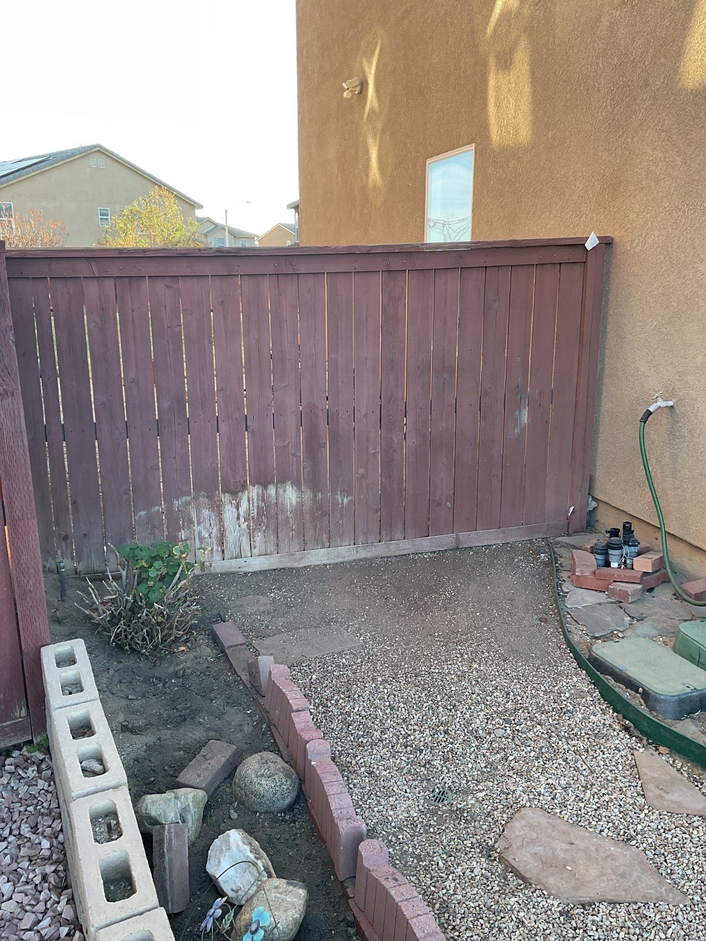 Fence installation using wood by Fence Guys Inc.