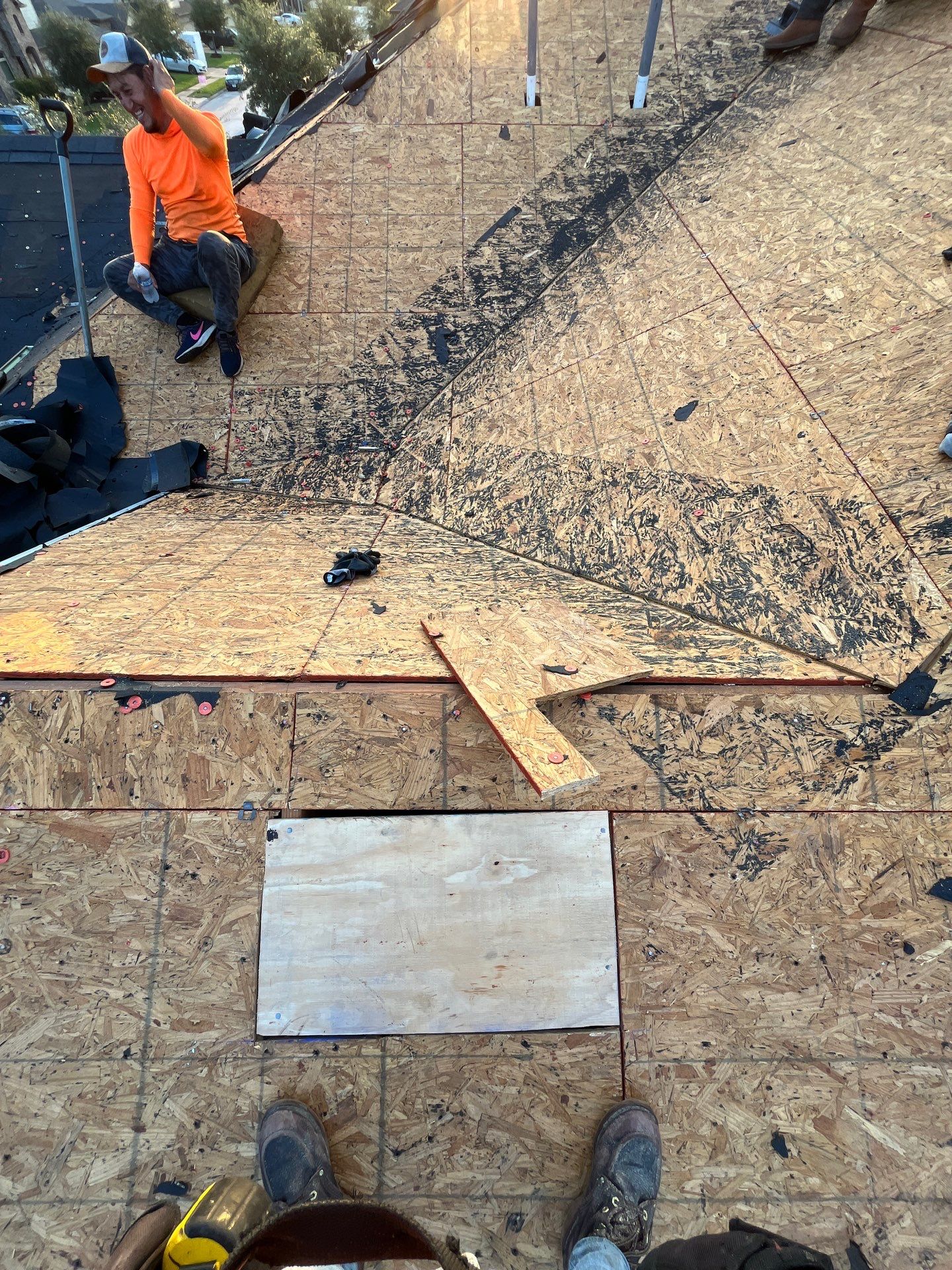 Houston Reroof Project Post Hurricane Beryl by Berry Good Roofing