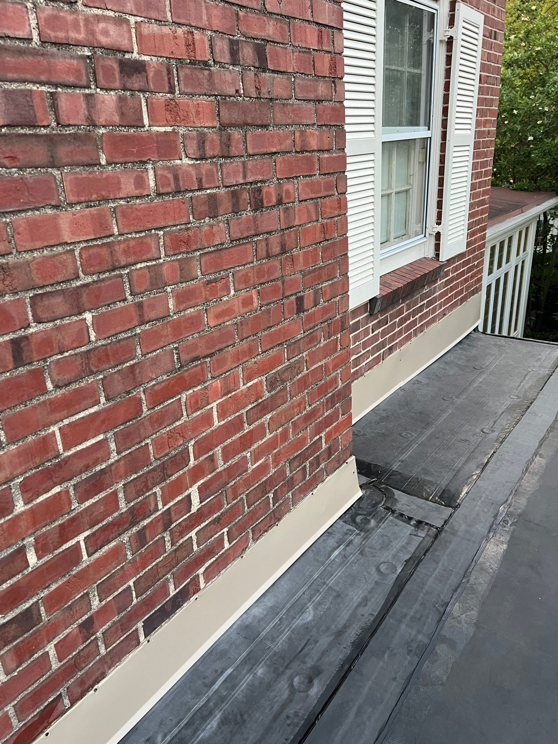 Residential Roofing Installation using 60 mil rubber roof  by Nitro Roofing and Construction