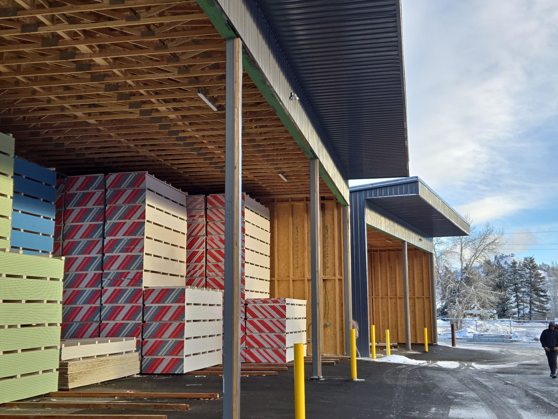 Foundation Building Material Slips by Blue Room Construction LLC