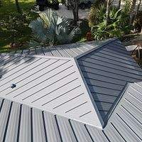 24ga 1.5" Mechanical Seam Charcoal Gray  by Total Roofing System The Metal Roof Experts