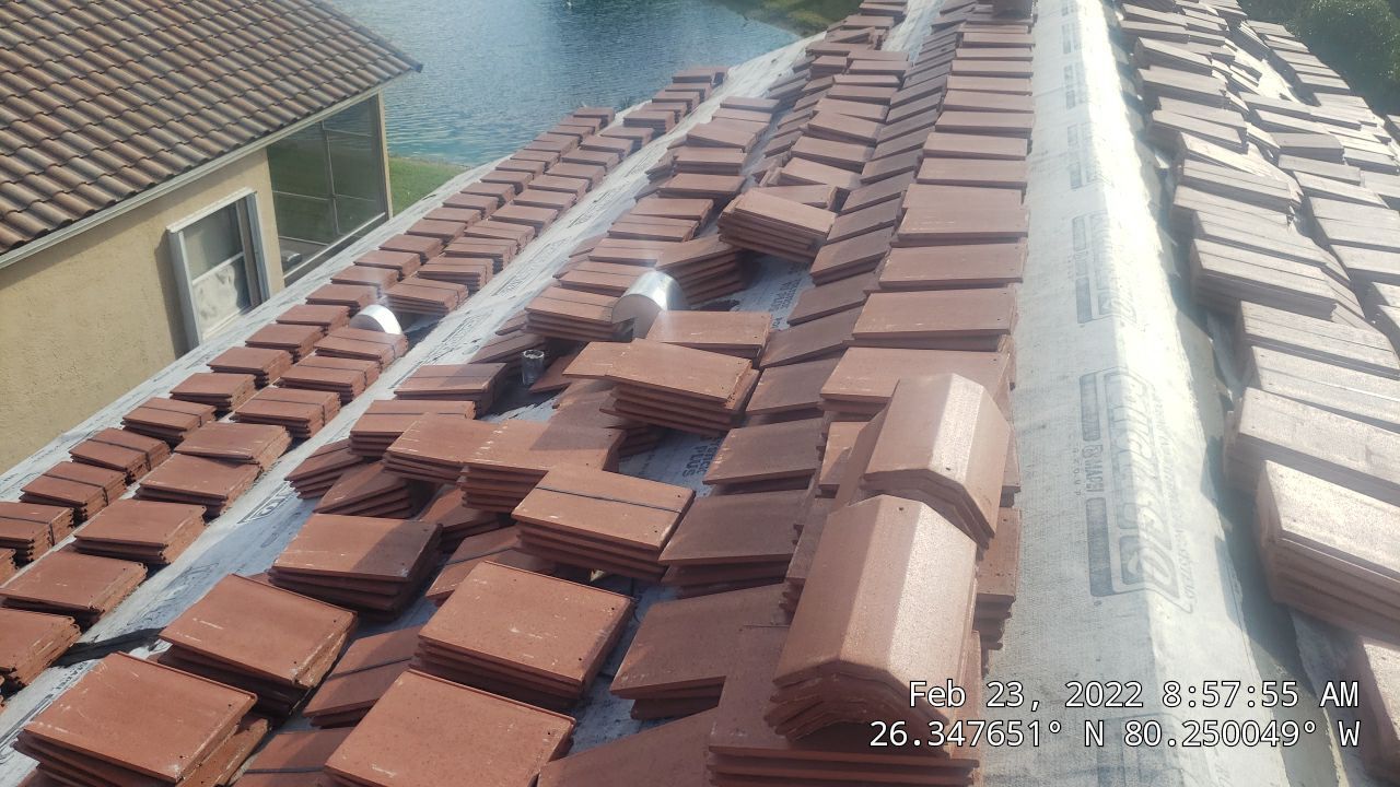 Residential Roofing Installation using Eagle Roofing Tile by BLUES BROTHERS ROOFING