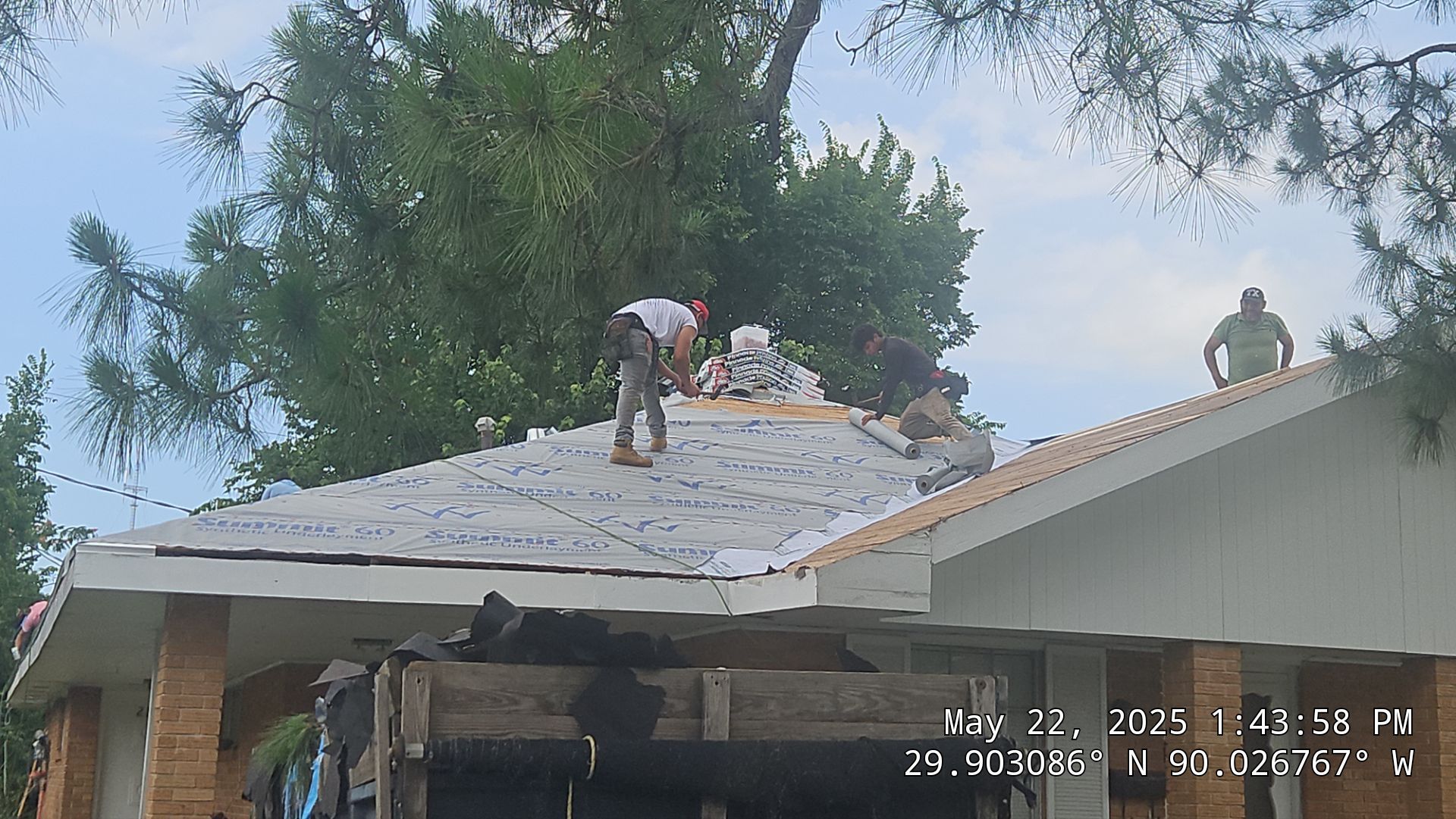 Project in Terrytown by Robertson Roofing & Siding Inc