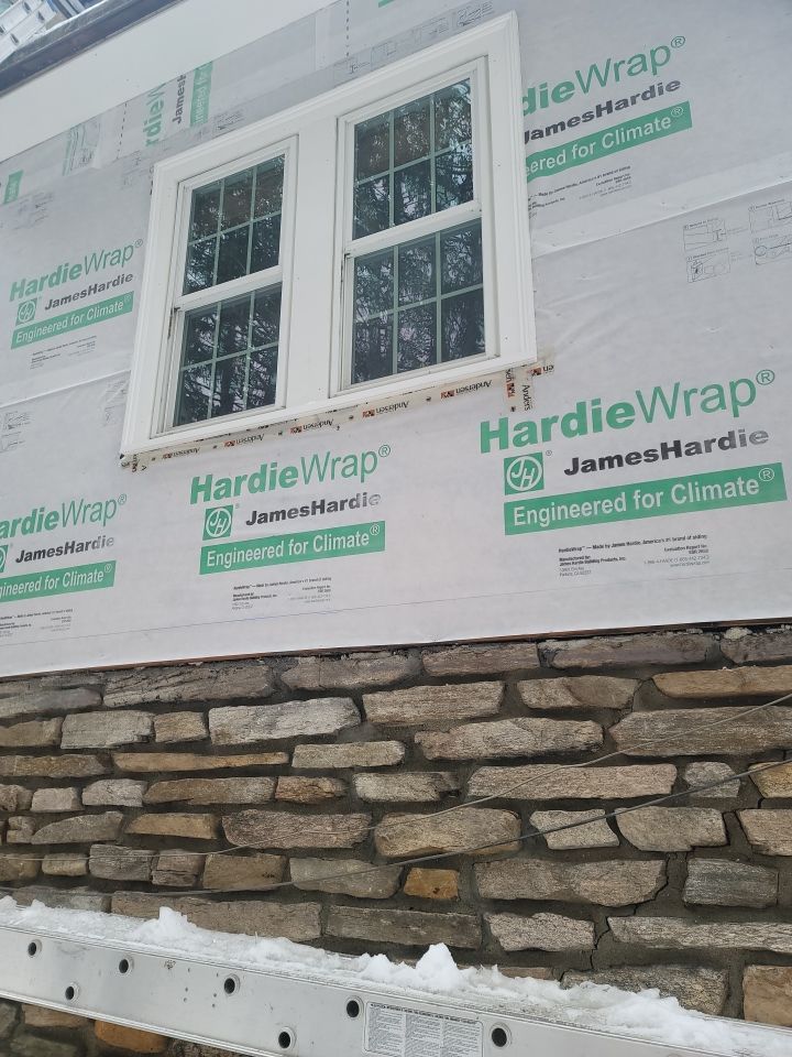 Siding Installation using James Hardie by UBrothers Construction