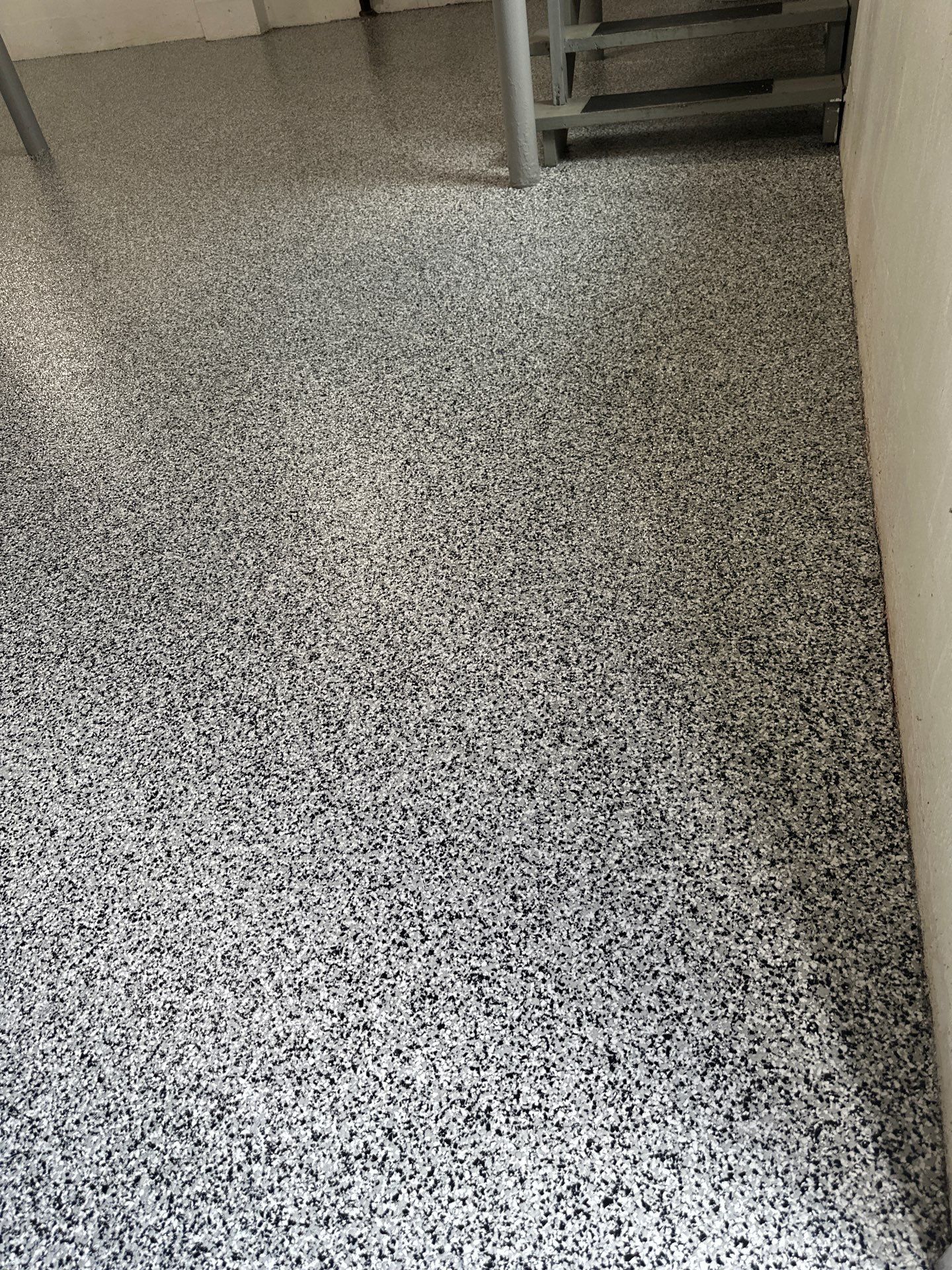Basement Floor Coating using Silverton by My Garage Floor Guys