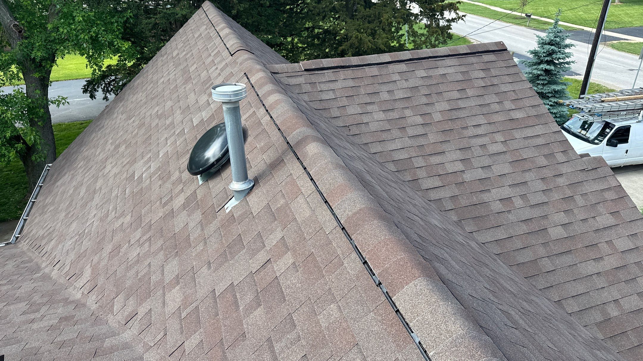 Roof replacement- Malarkey Vista color Hether by Pro Home Services Inc