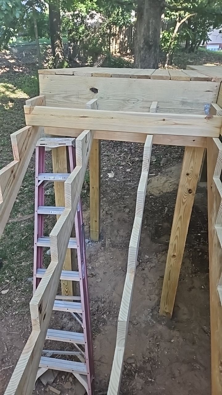 Russet Cove Circle - Deck Installation by Pillar and Pine