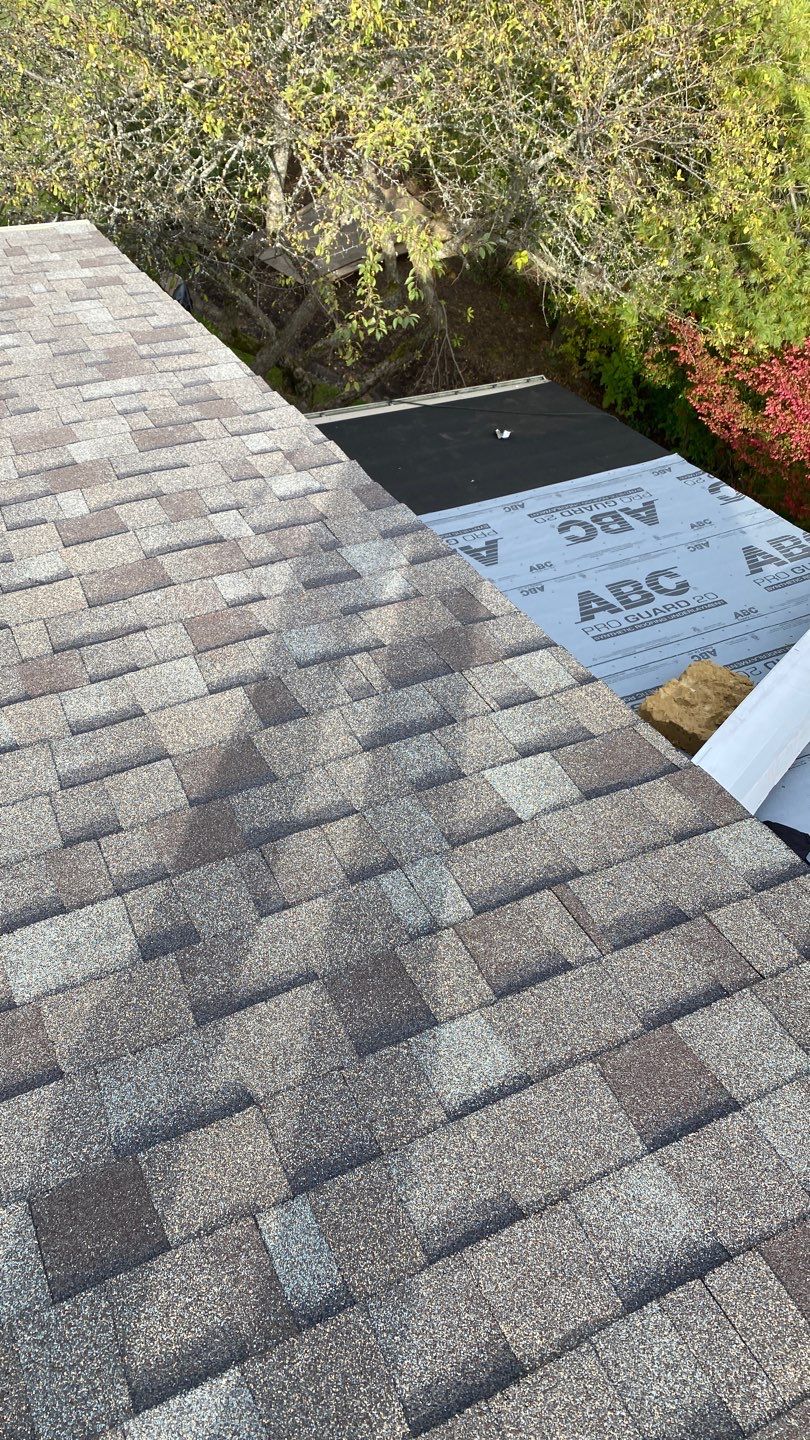 Residential Roofing Installation using Owens Corning Duration Driftwood by Absolute Roofing and Construction