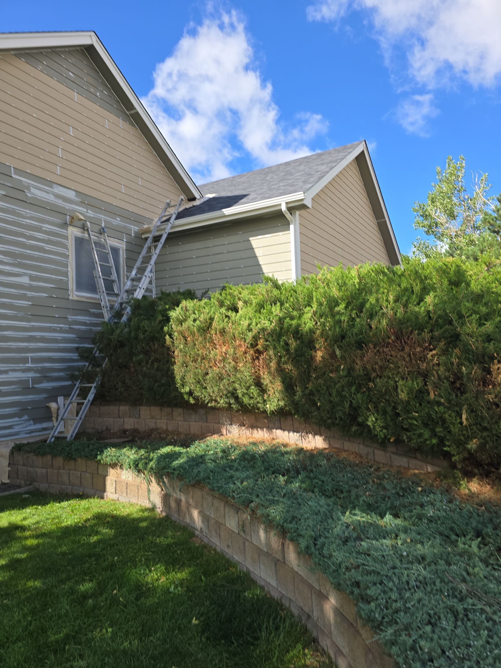 From Faded to Timeless: White & Black Exterior Renewal by J&M Painting LLC