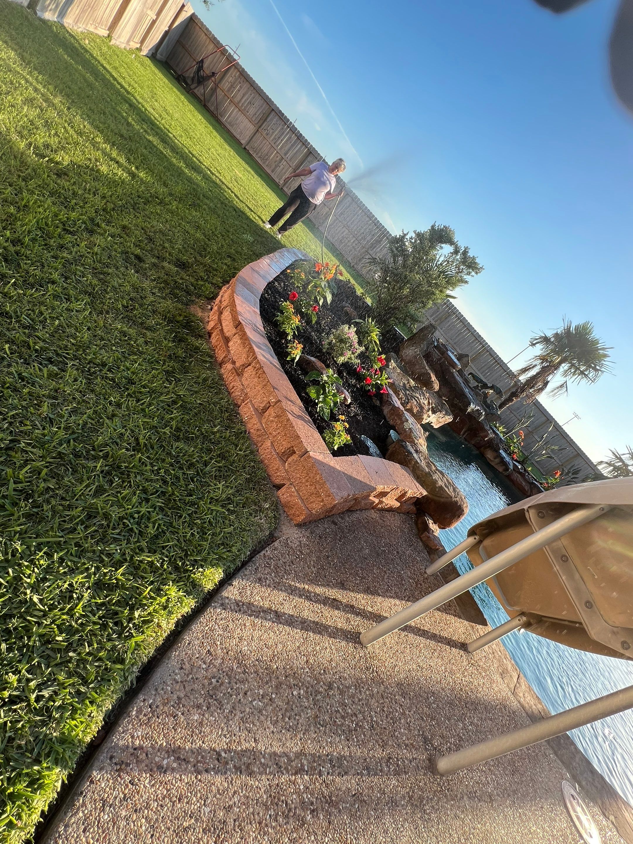 🌿 Larry Caudillo’s Poolside Landscape Revamp by Texas Urban Elements