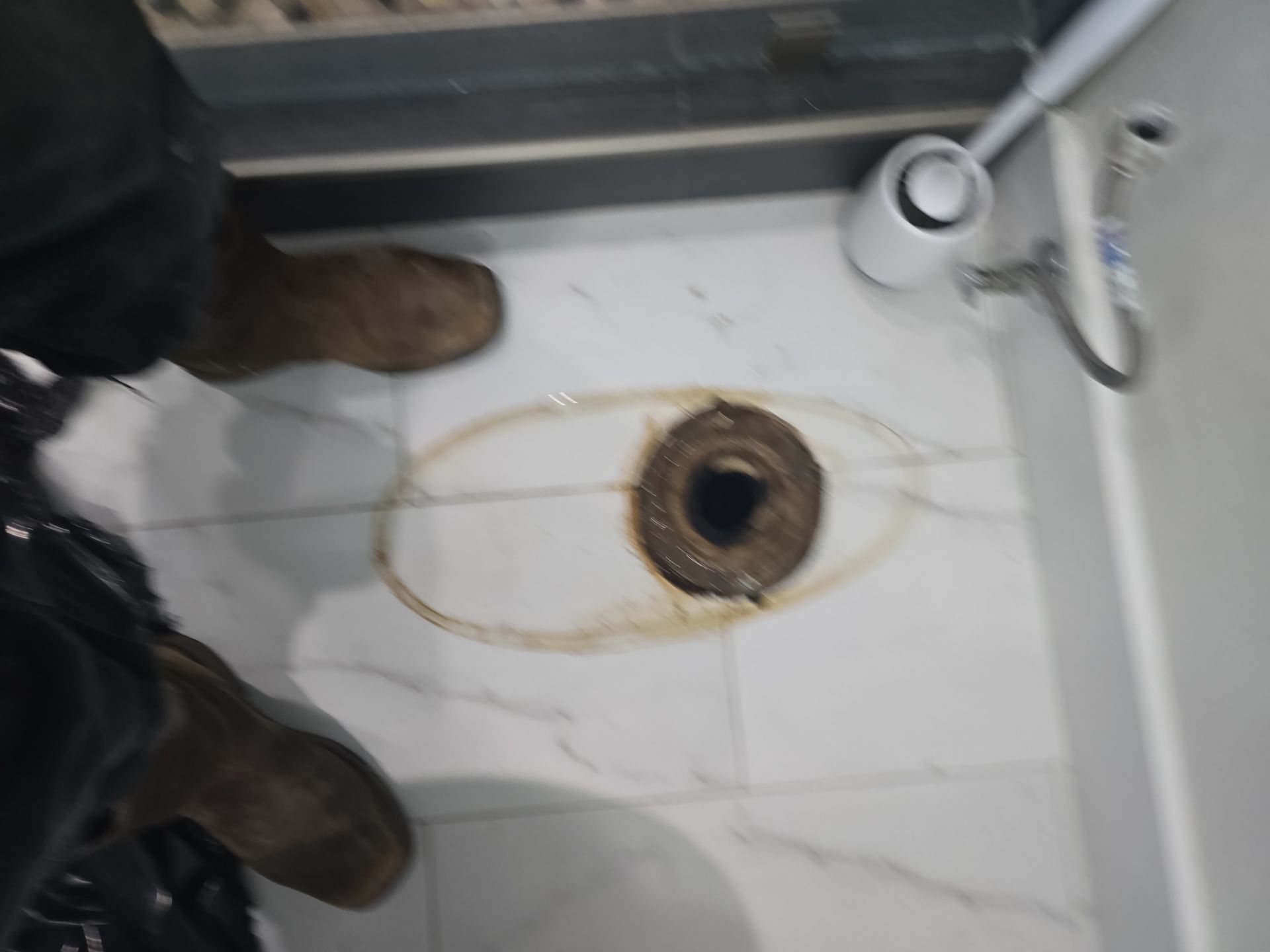 Installing New Toilet, Toilet Seal, and Checking Black Pipes in Ceiling by Us Plumbing
