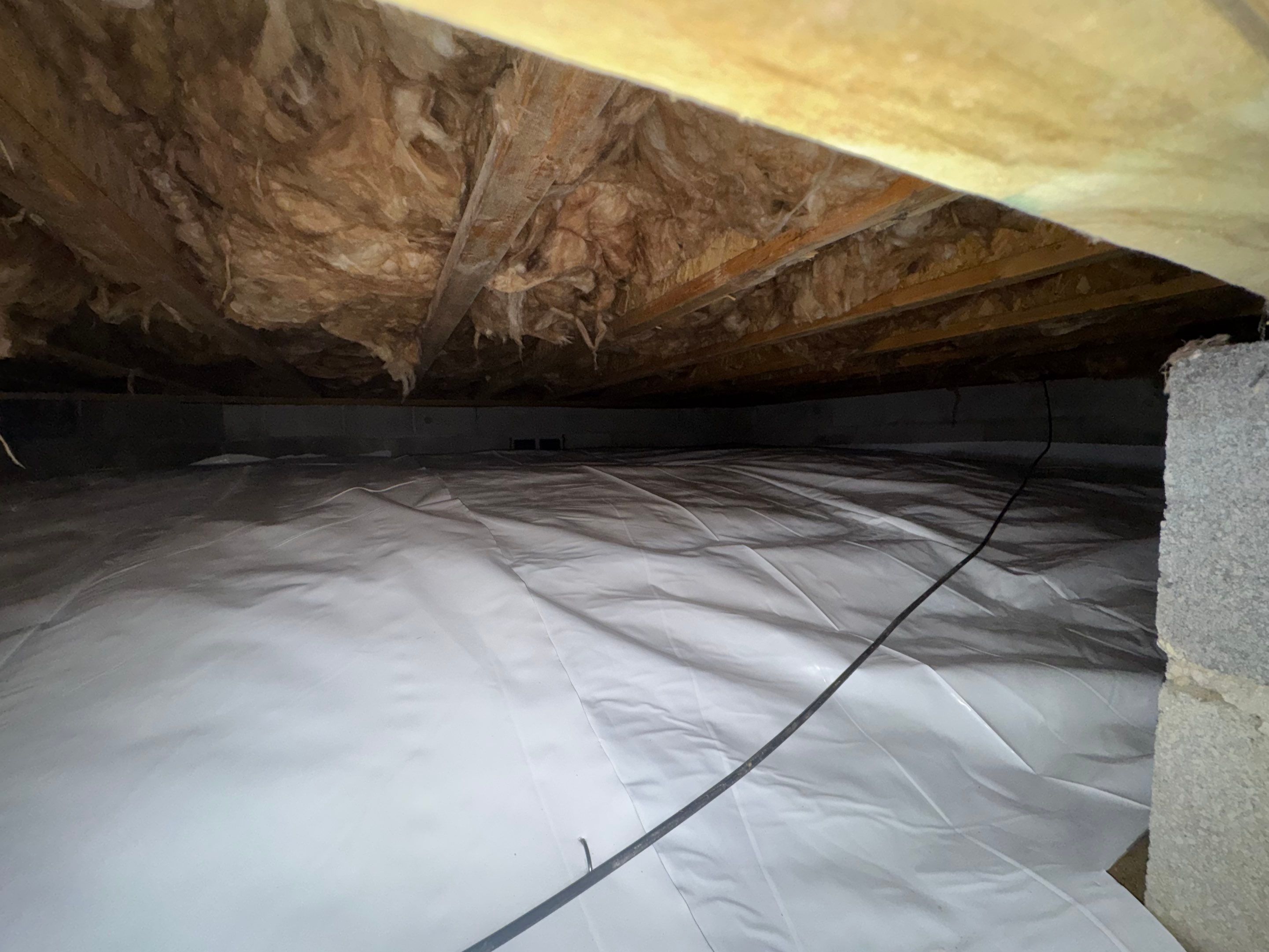 Project in Franklin by Patriot Crawl Space Repairs
