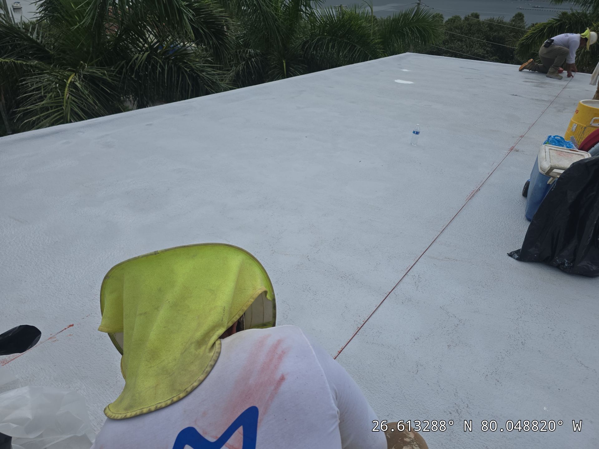 Commercial Roof Restoration for Lake Worth Beach Flat Roof Project by Roof King LLC