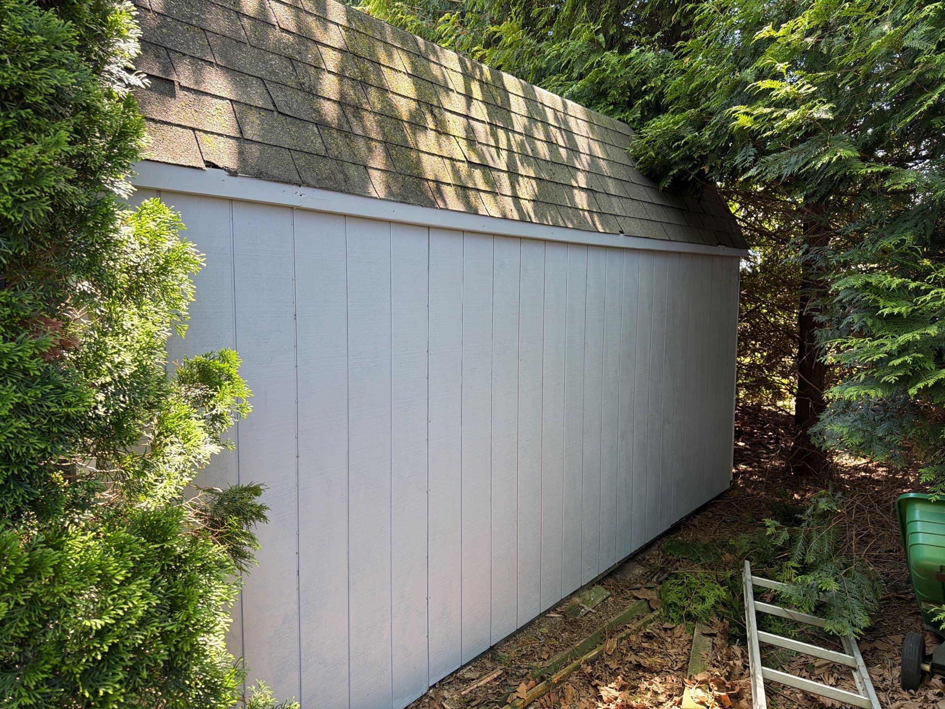 Shed Restoration with New Siding, Door Rebuild & Ramp Installation by Laser Focused Solutions LLC