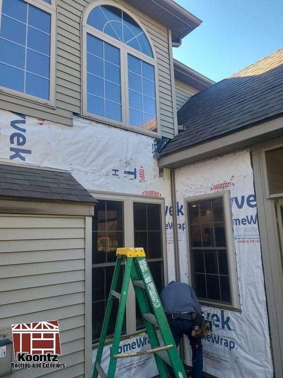 Window Installation using ViWinTech Windows by Koontz Construction