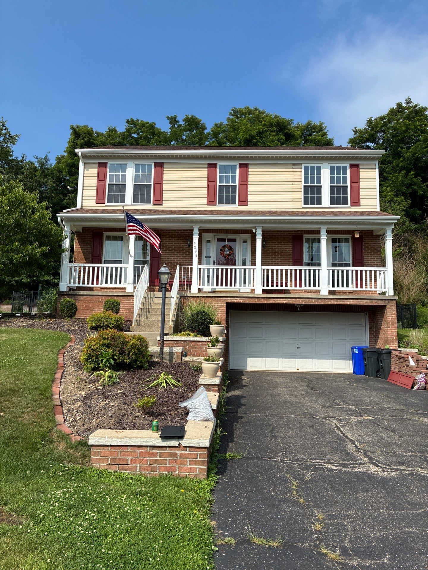 Full House Siding Renovation with Tyvek Wrap in South Park by Ideal Siding Pittsburgh
