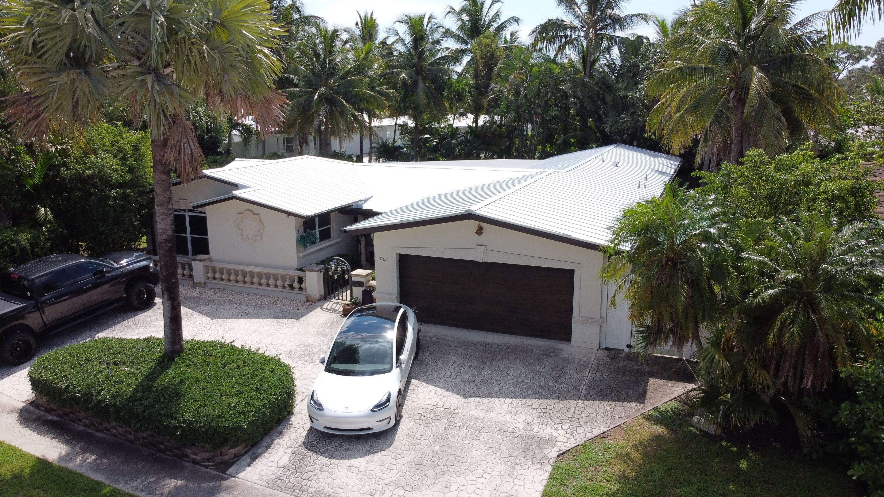 Residential Roofing Installation using 1" Nail strip metal roof by BLUES BROTHERS CONSTRUCTION CORP