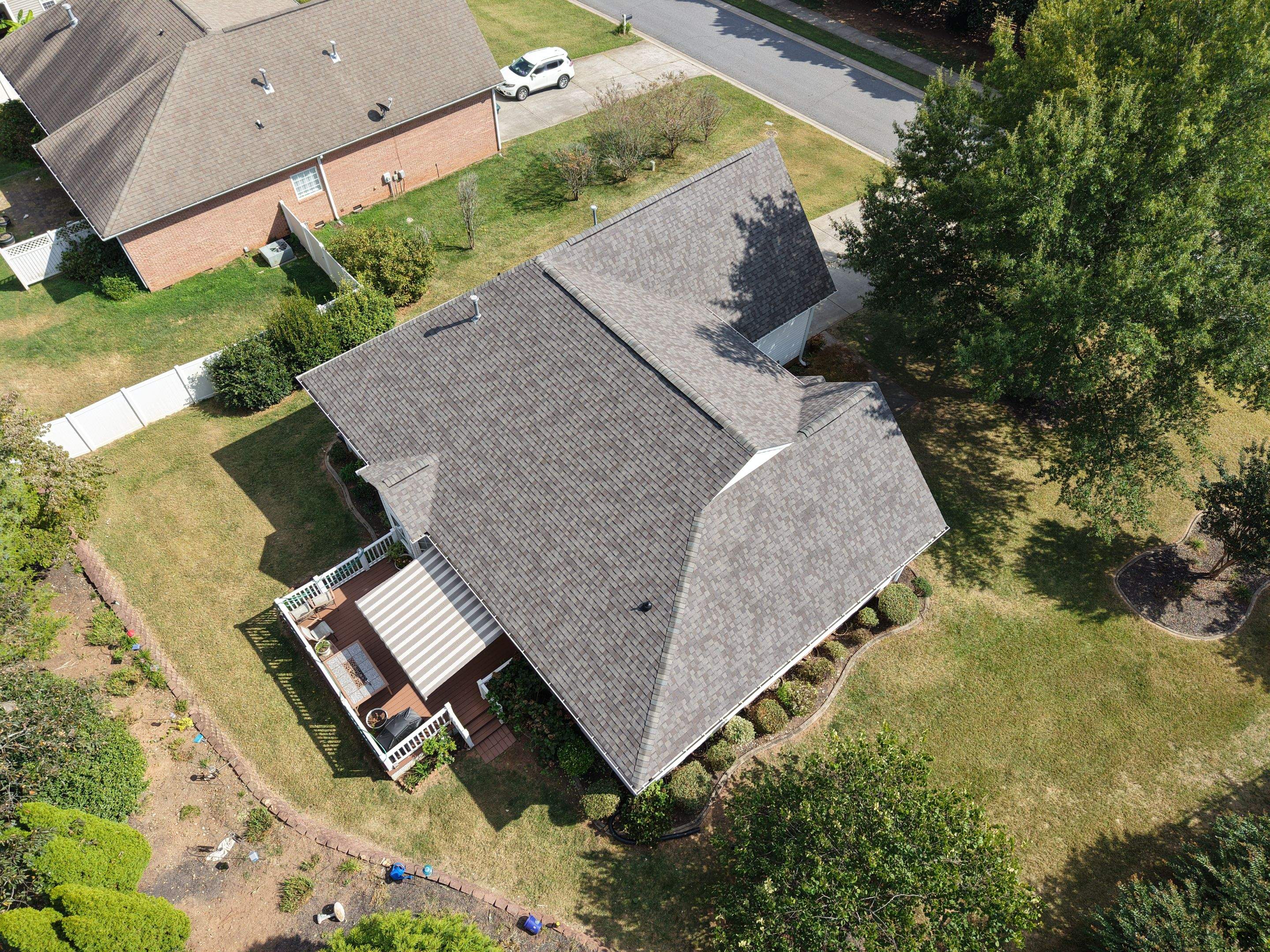 Residential Roof Replacement using CERTAINTEED LANDMARK AR WEATHERWOOD, captured on Sep 18, 2025 with CompanyCam.