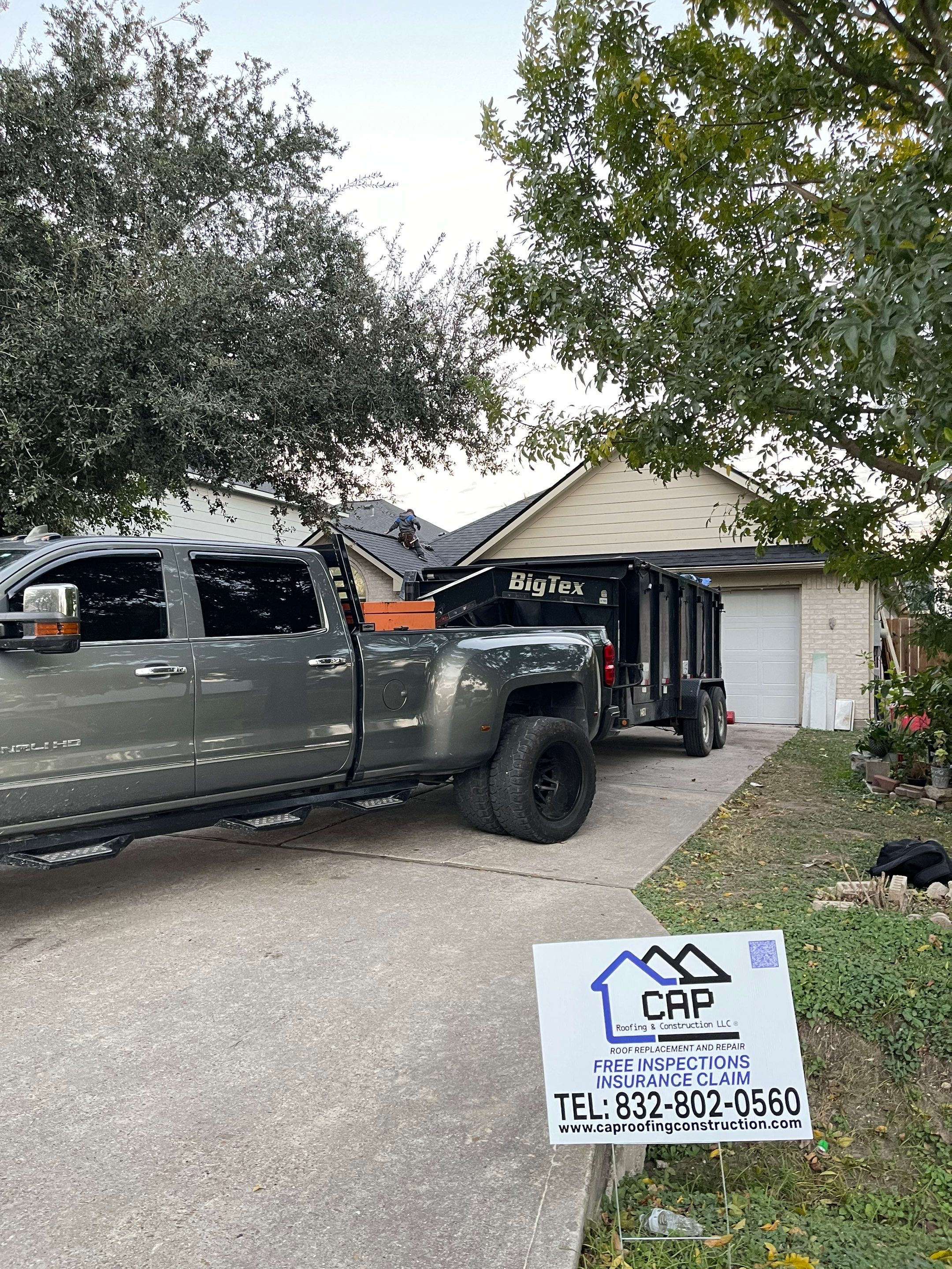 Roof Damage using Tamko Heritage® Series Rustic Black by CAP Roofing and Construction LLC