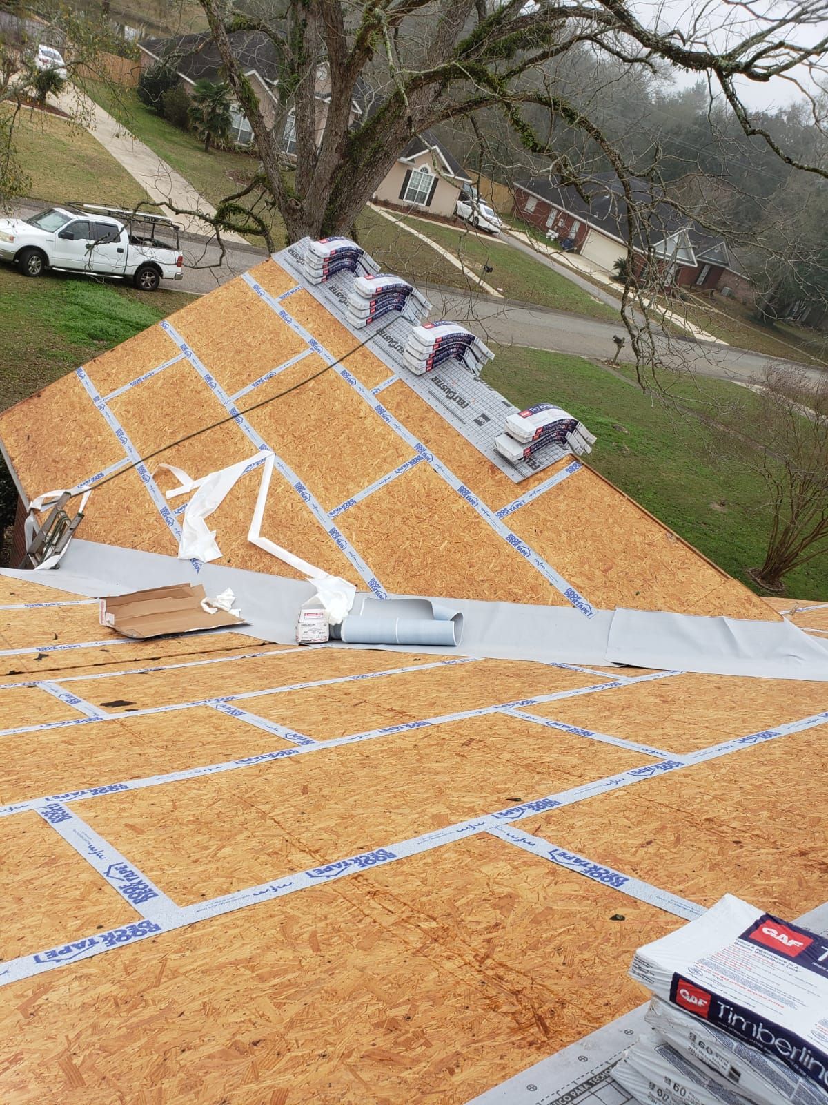 Residential Roofing Installation using Roof Replacement by American Roofing & Construction LLC