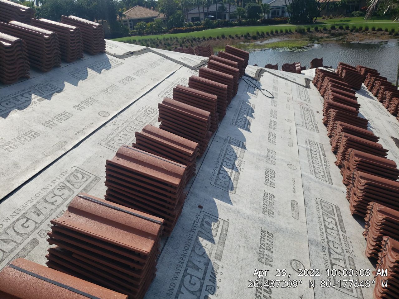 Residential Roofing Installation using Eagle Roofing Tile by BLUES BROTHERS CONSTRUCTION CORP