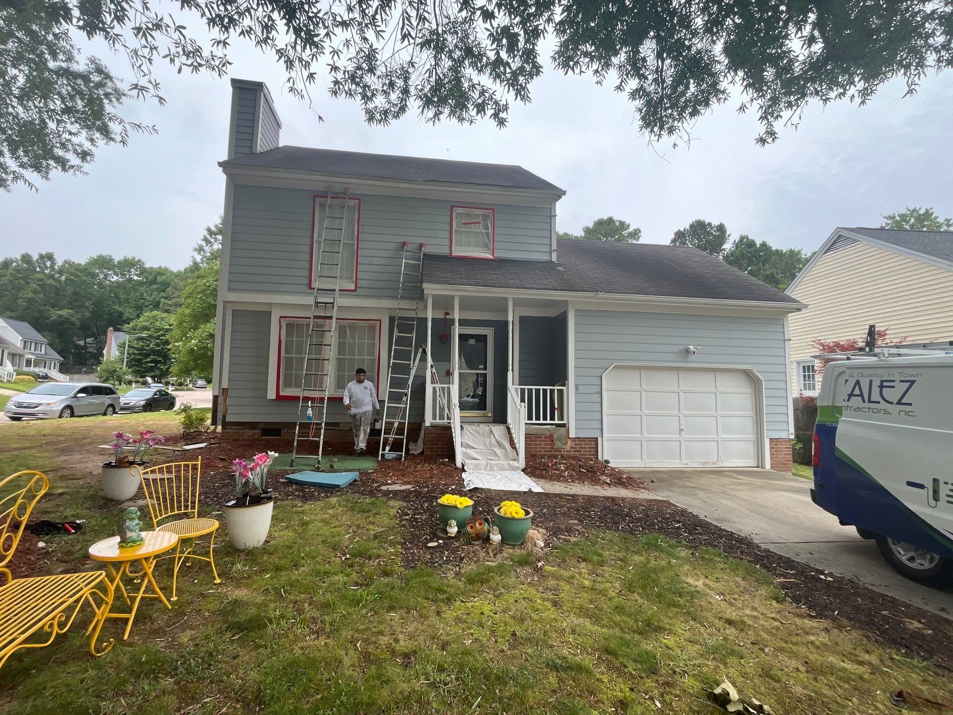 Exterior Painting and Carpentry Repairs by GonzalezPainters & Contractors Inc 