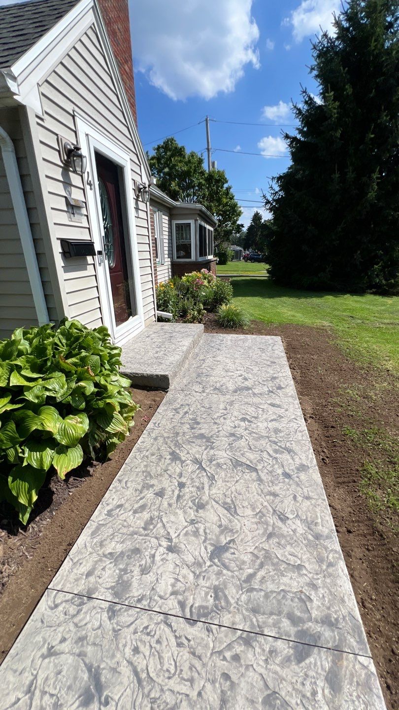 Rochester Oxford Slate Walkway by NG Masonry & Construction LLC