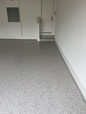 Garage Floor Coating using Coyote