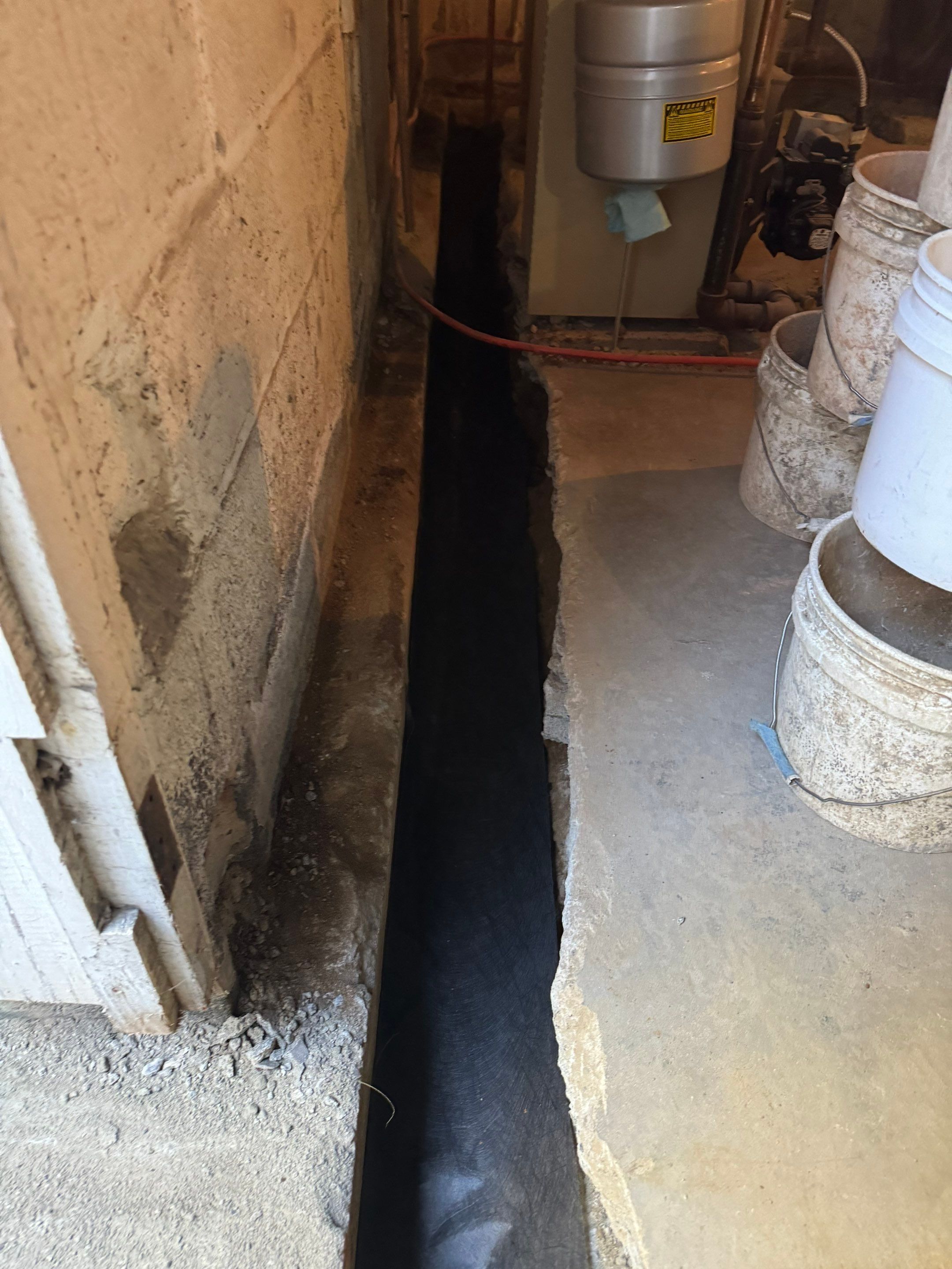 Interior French Drain Washington Township, NJ by Pure Service Pro, LLC 