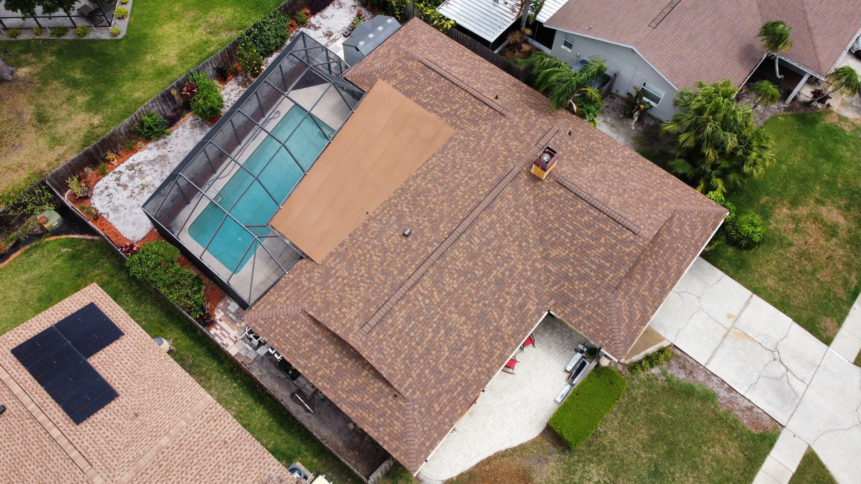 Roof replacement in Clearwater, FL. by Steadfast Roofing