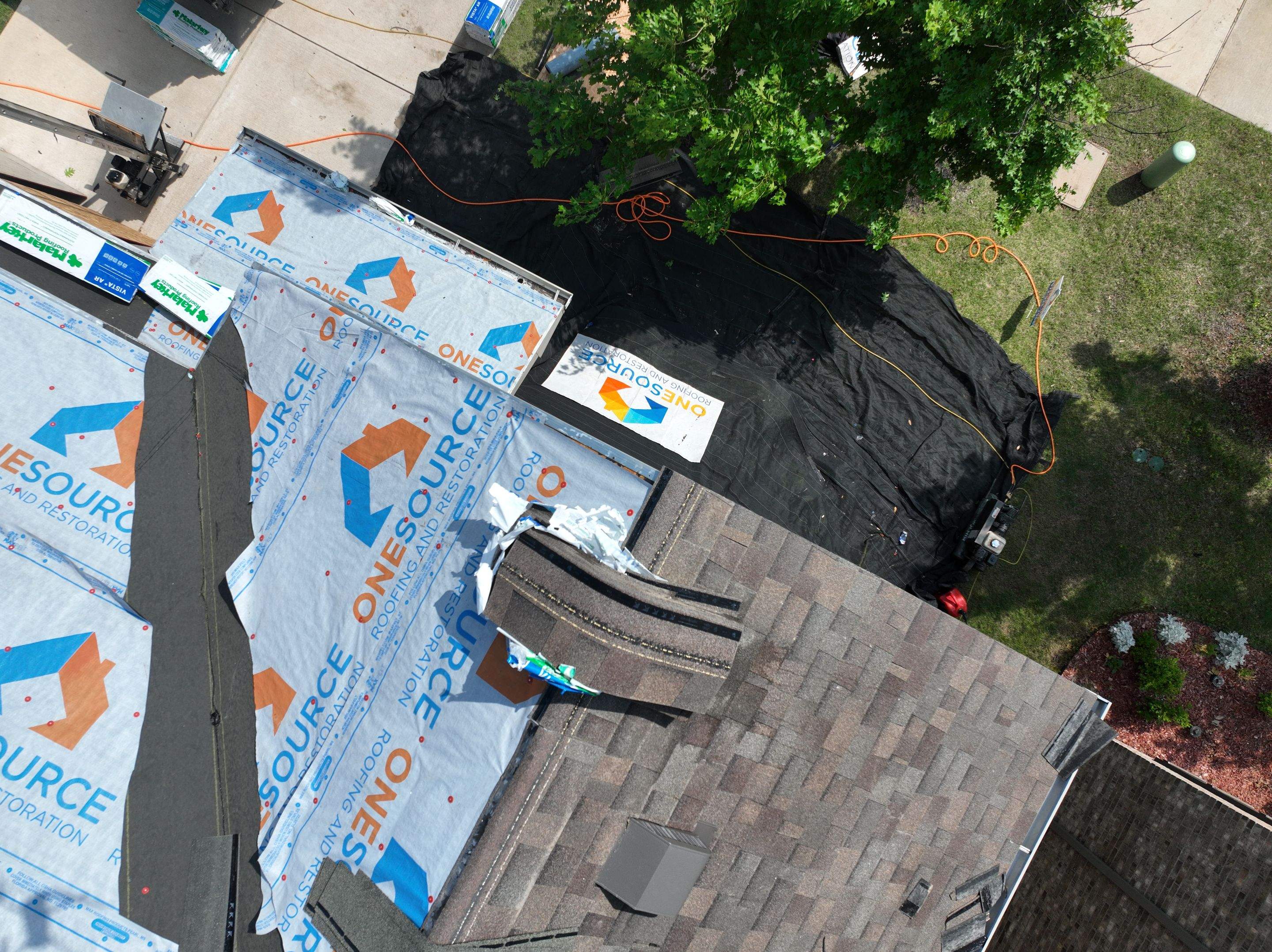 Residential Roofing Installation using Malarkey Vista Natural Wood by OneSource Roofing and Restoration