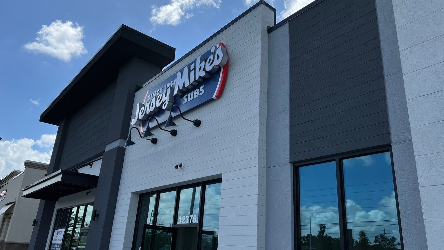 Channel Letters on Backer for Jersey Mikes by SignCrafters