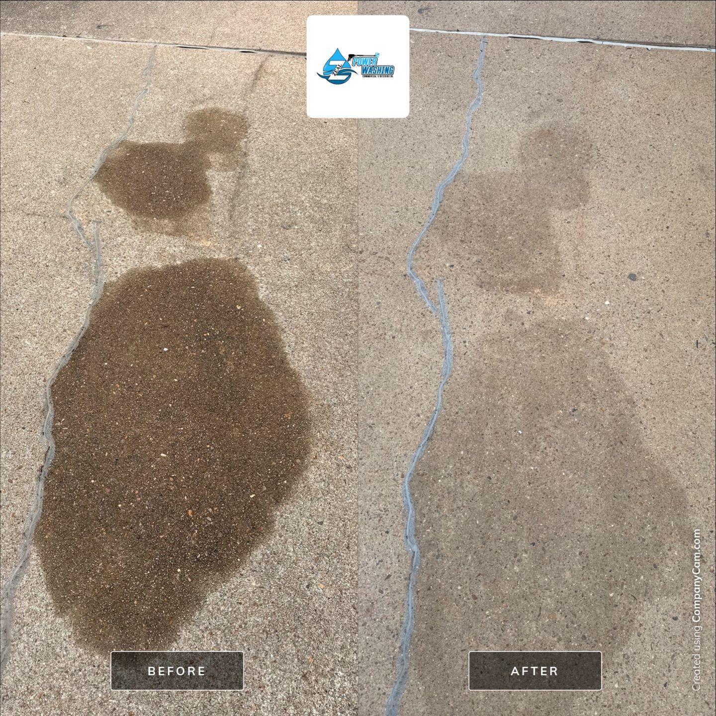 Oil stain where ? by Zeal Power Washing