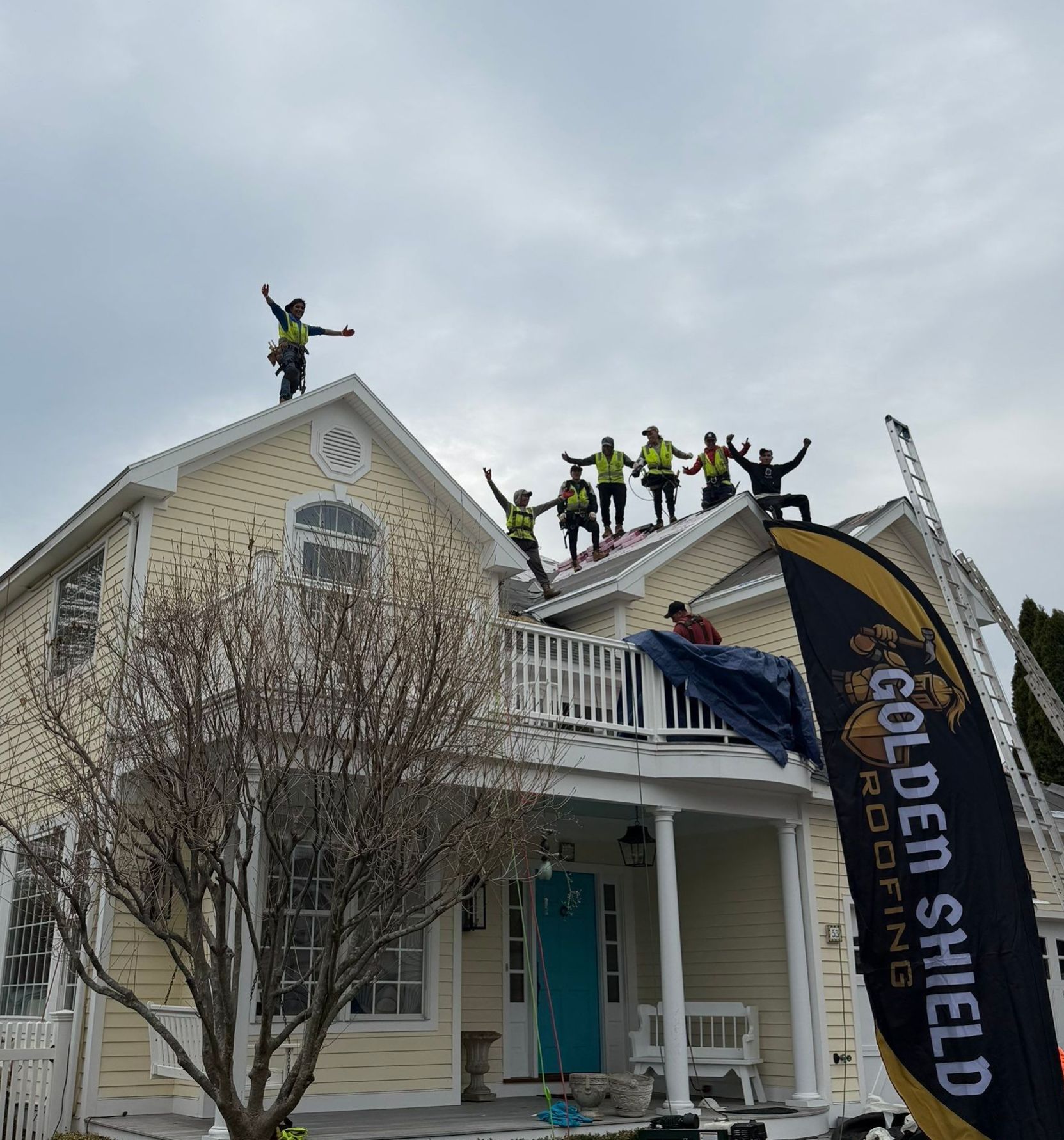 Owens Corning Duration: Estate Gray in Fairfield, Connecticut by Golden Shield Roofing