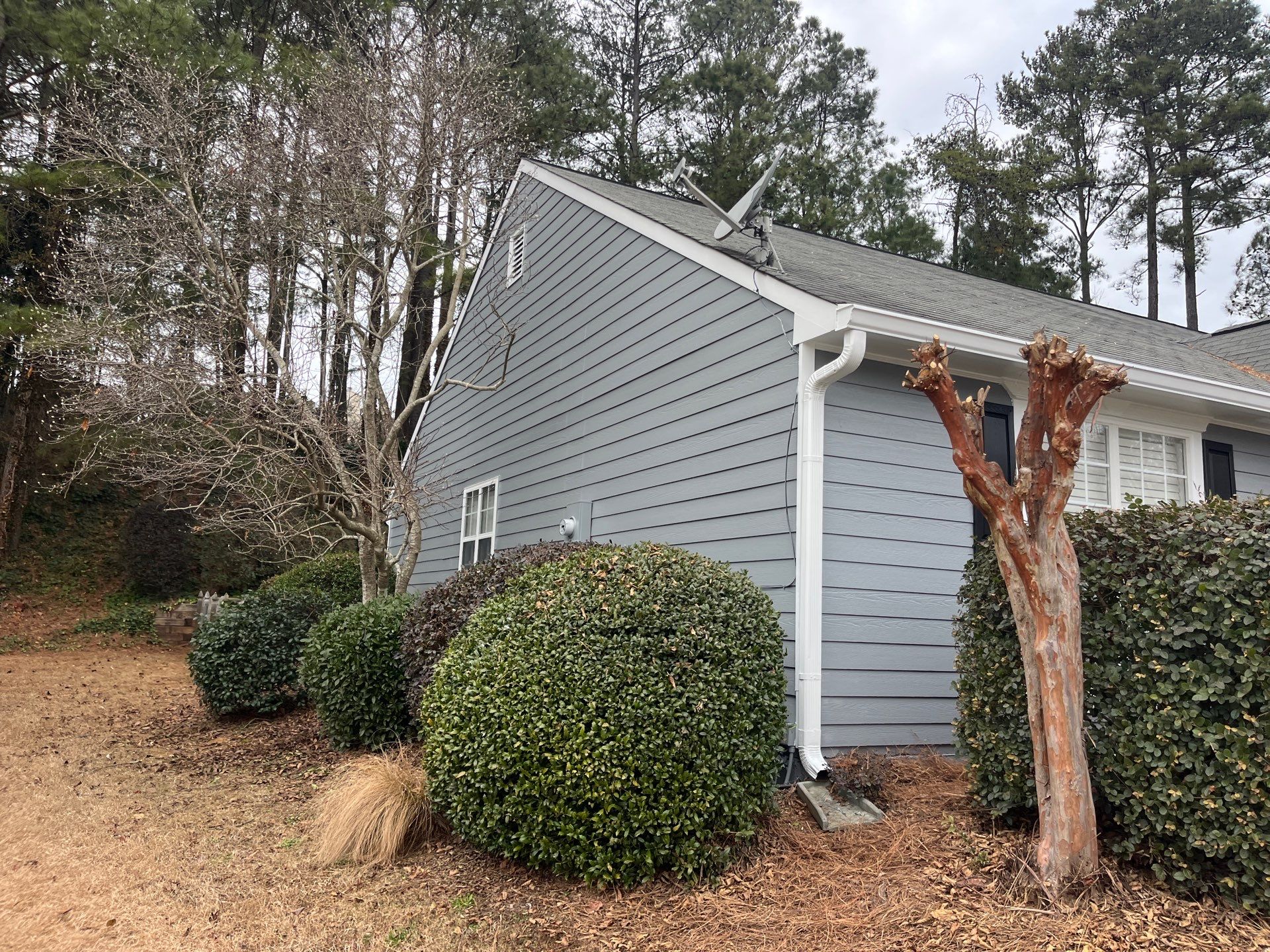 Rotten Wood Replacement using Hardie Trim by Nelson Exteriors 