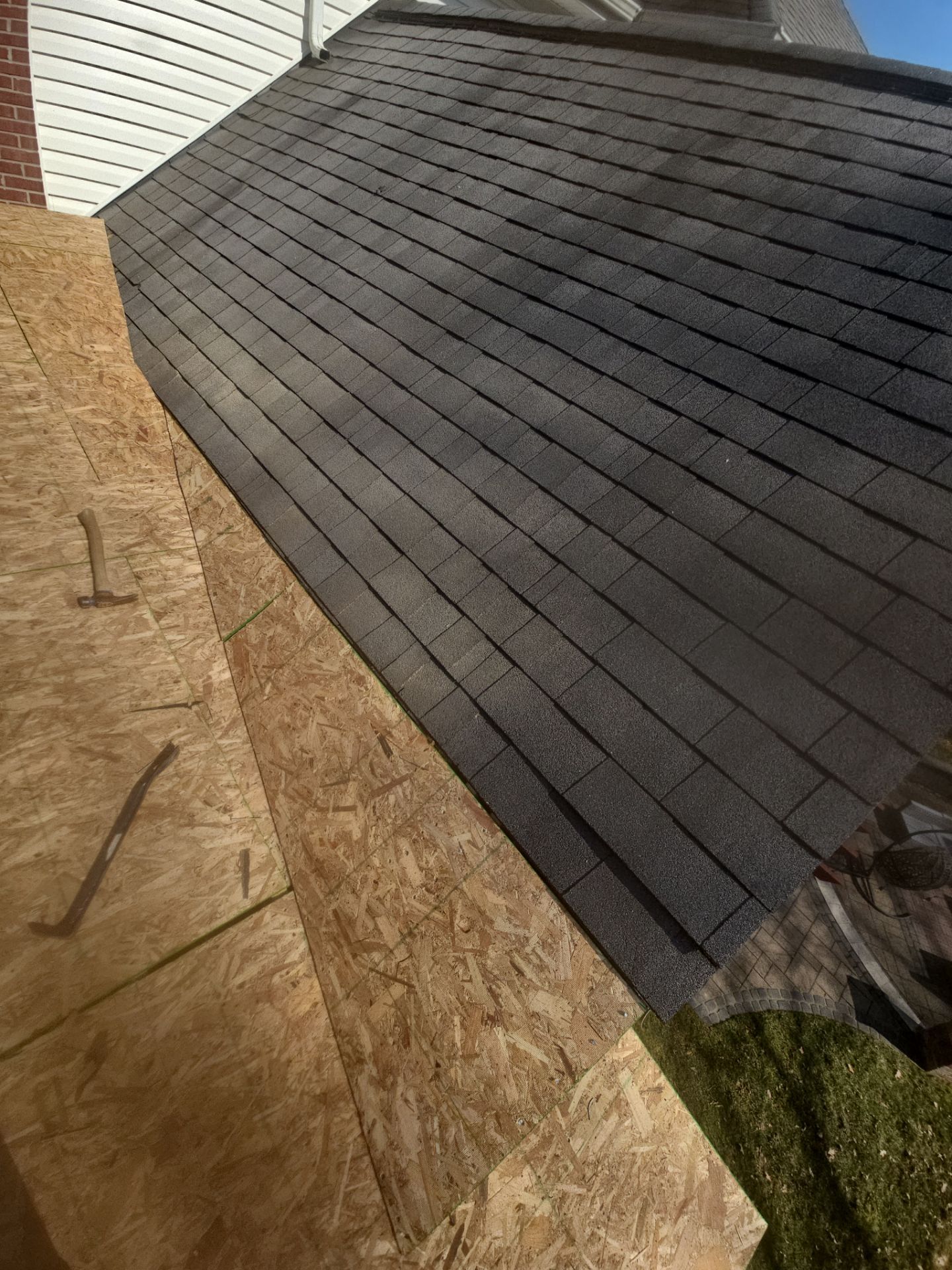 Hip Roof Build by Cousins Roofing Siding & Decks