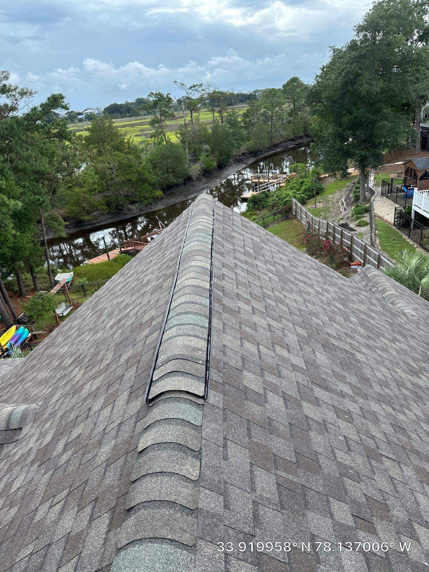 CertainTeed Landmark Weatheredwood Roof Replacement by RGR Construction and Roofing, LLC