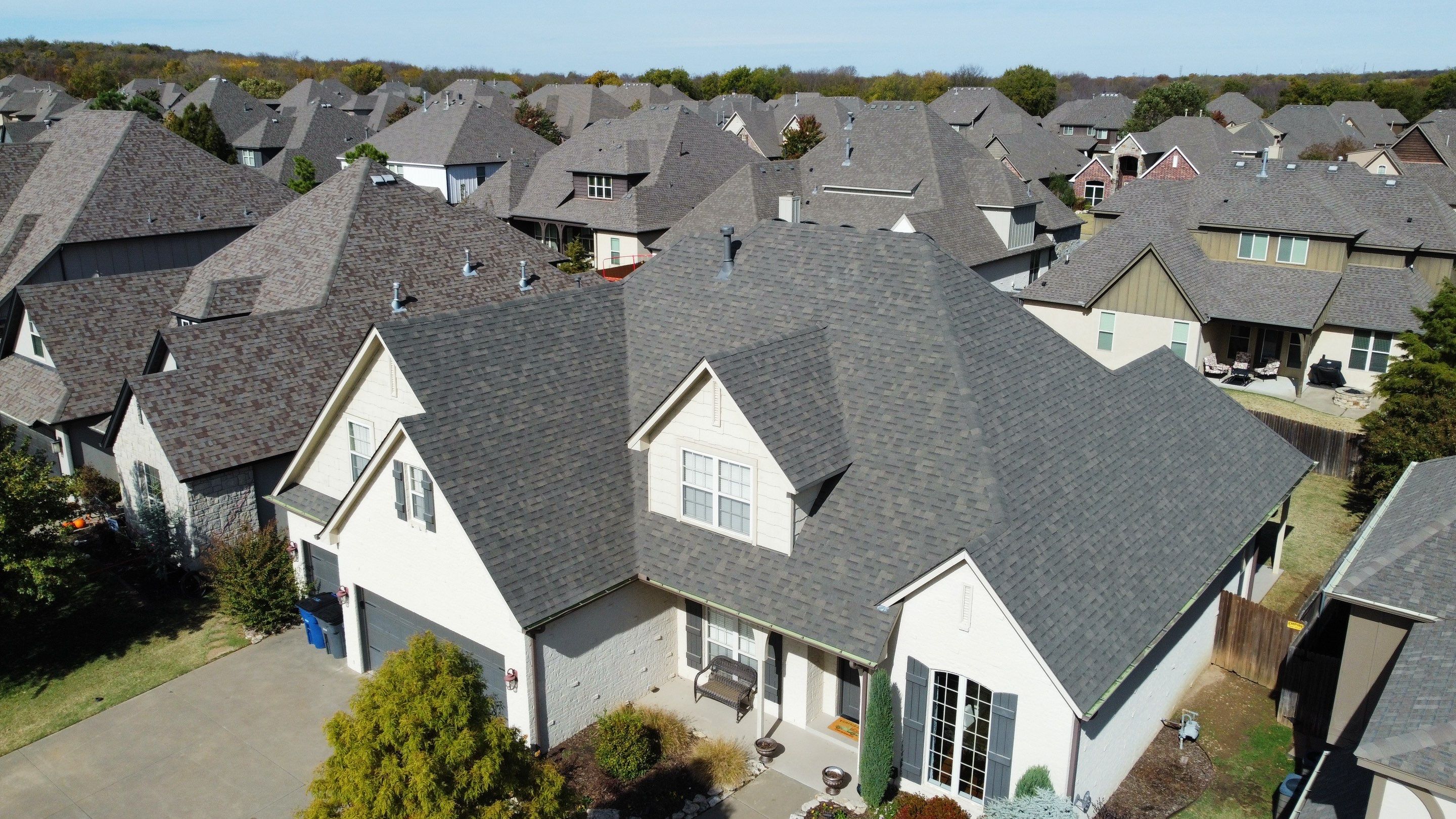 Residential Roof Replacement using Malarkey Vista (Weathered Wood) by Sentry Roofing