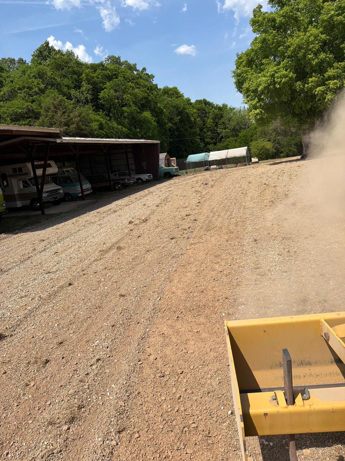 Gravel Driveway Grading and Lot Leveling in Lexington by Four Oaks Grading and Septic, LLC