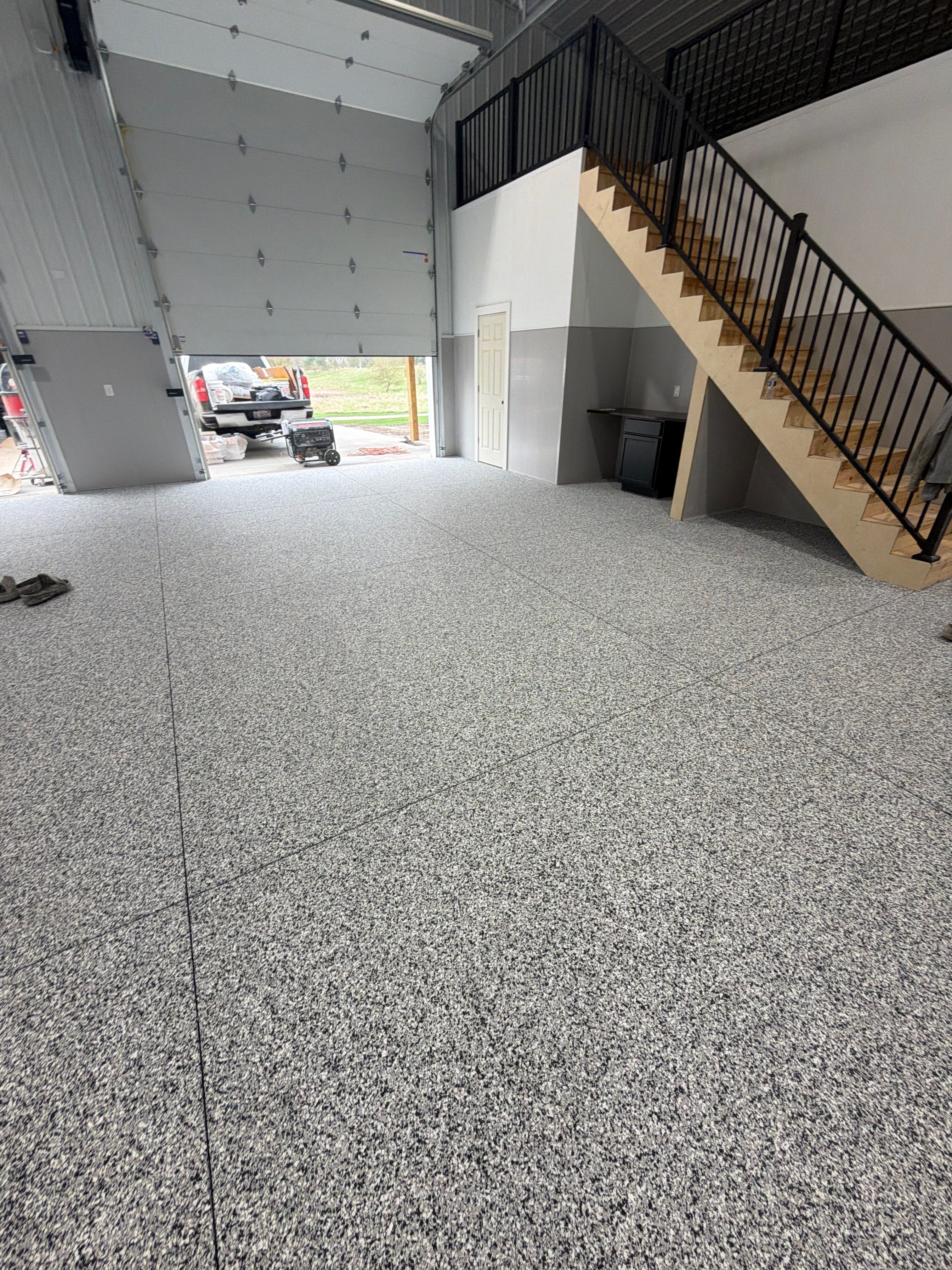 Pole Barn by Freedom Concrete Coatings. 