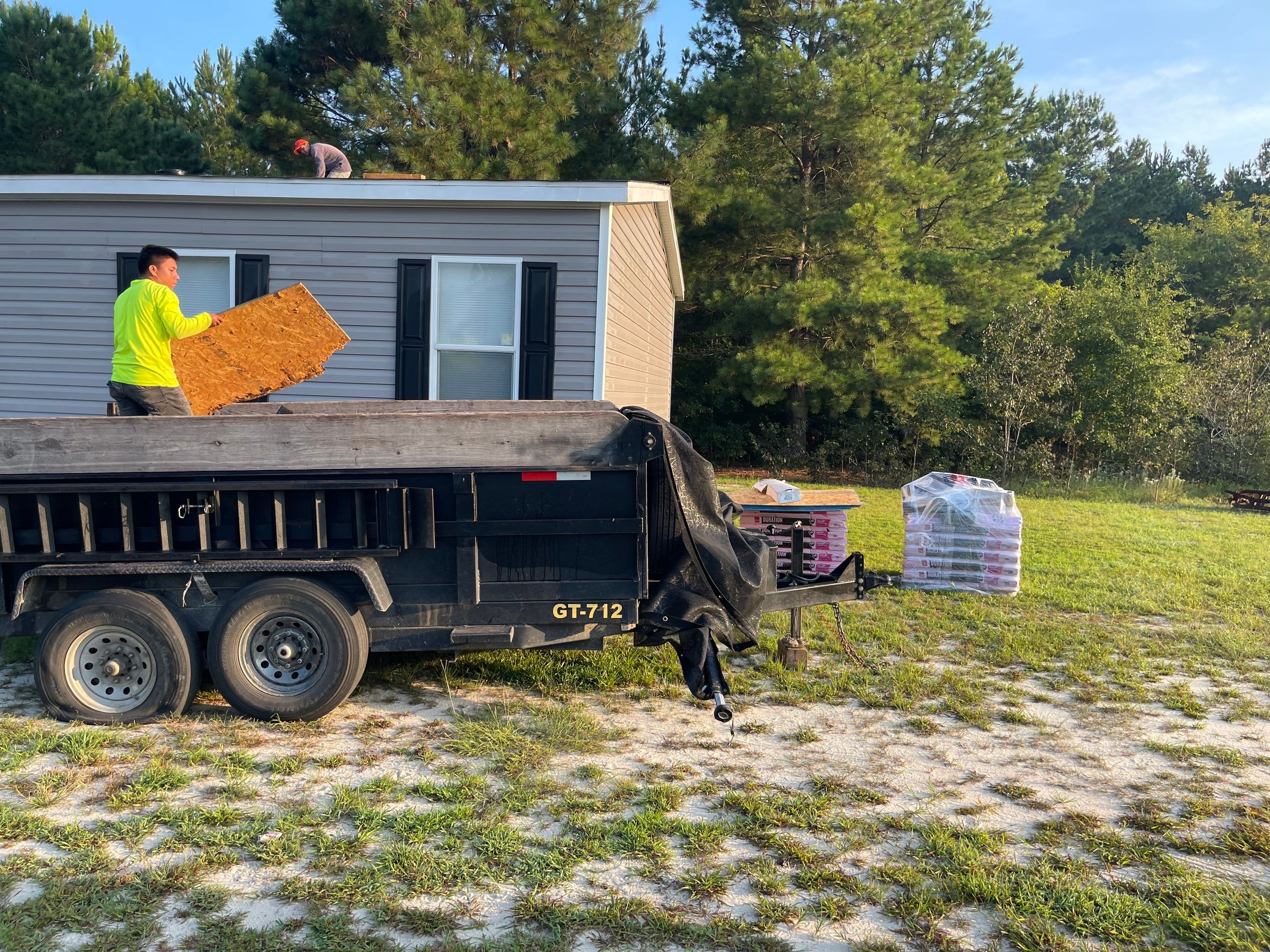 Residential Roofing Installation using Owens Corning by Karcher Roofing & Construction