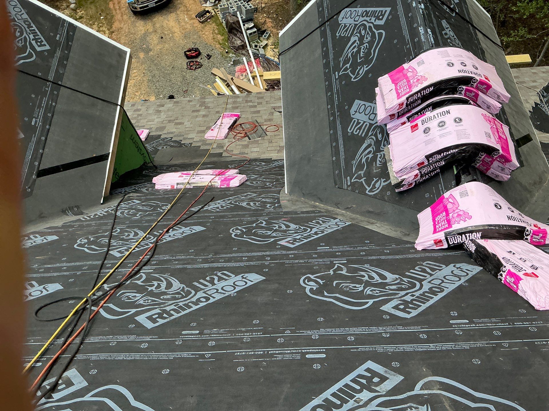 Custom New Home Roof Install in Heathsville by Cade Construction