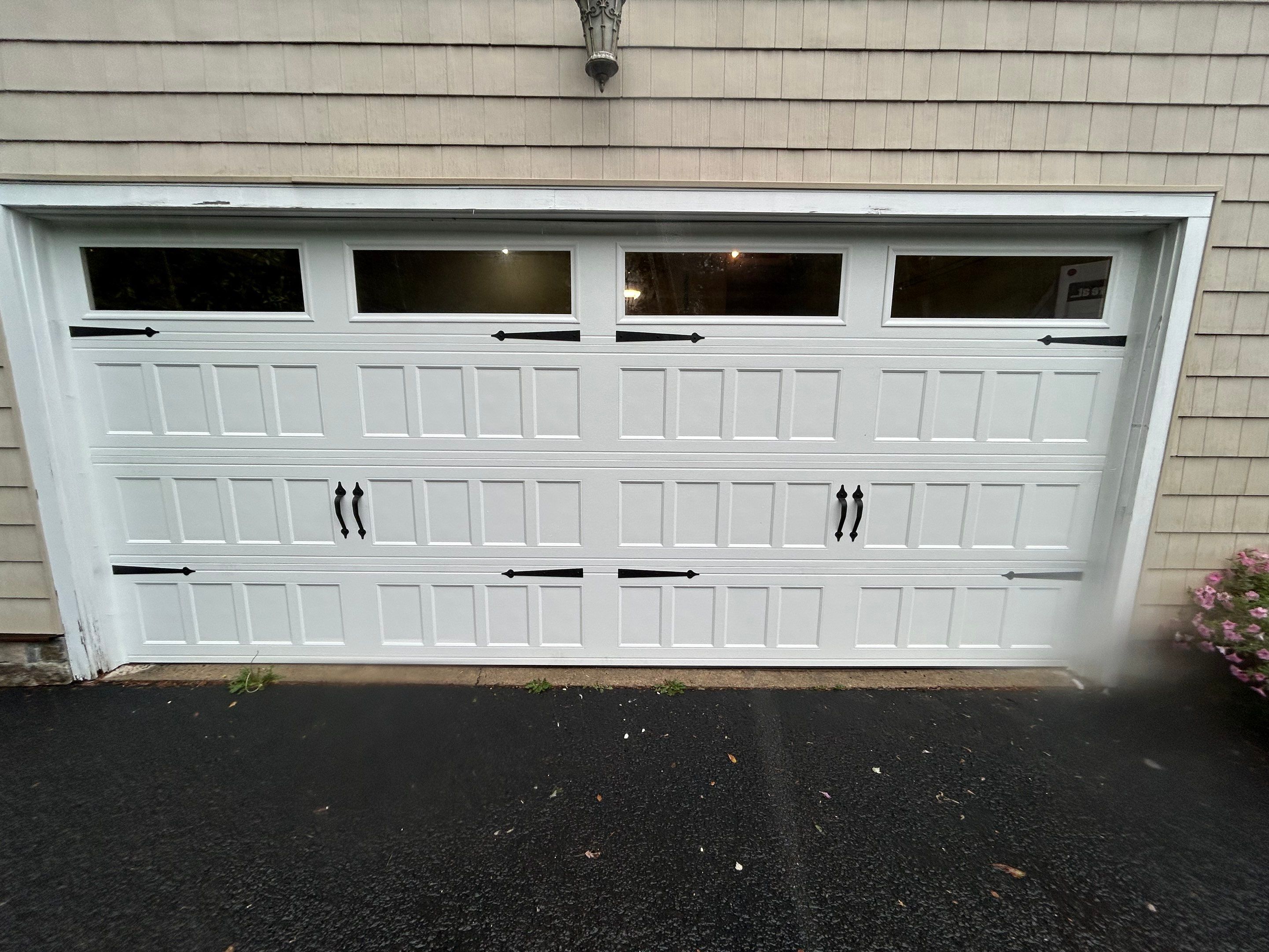 Beautiful Amarr Designer Choice Garage Door Installation by DiGiorgi Roofing and Siding Inc