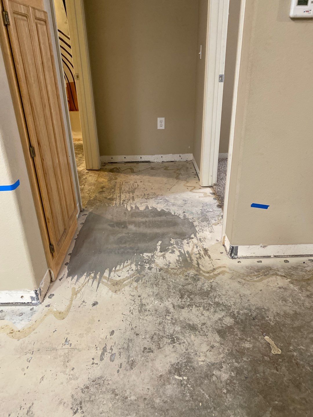 Flood damage renovation by Footprints Floors South Sacramento
