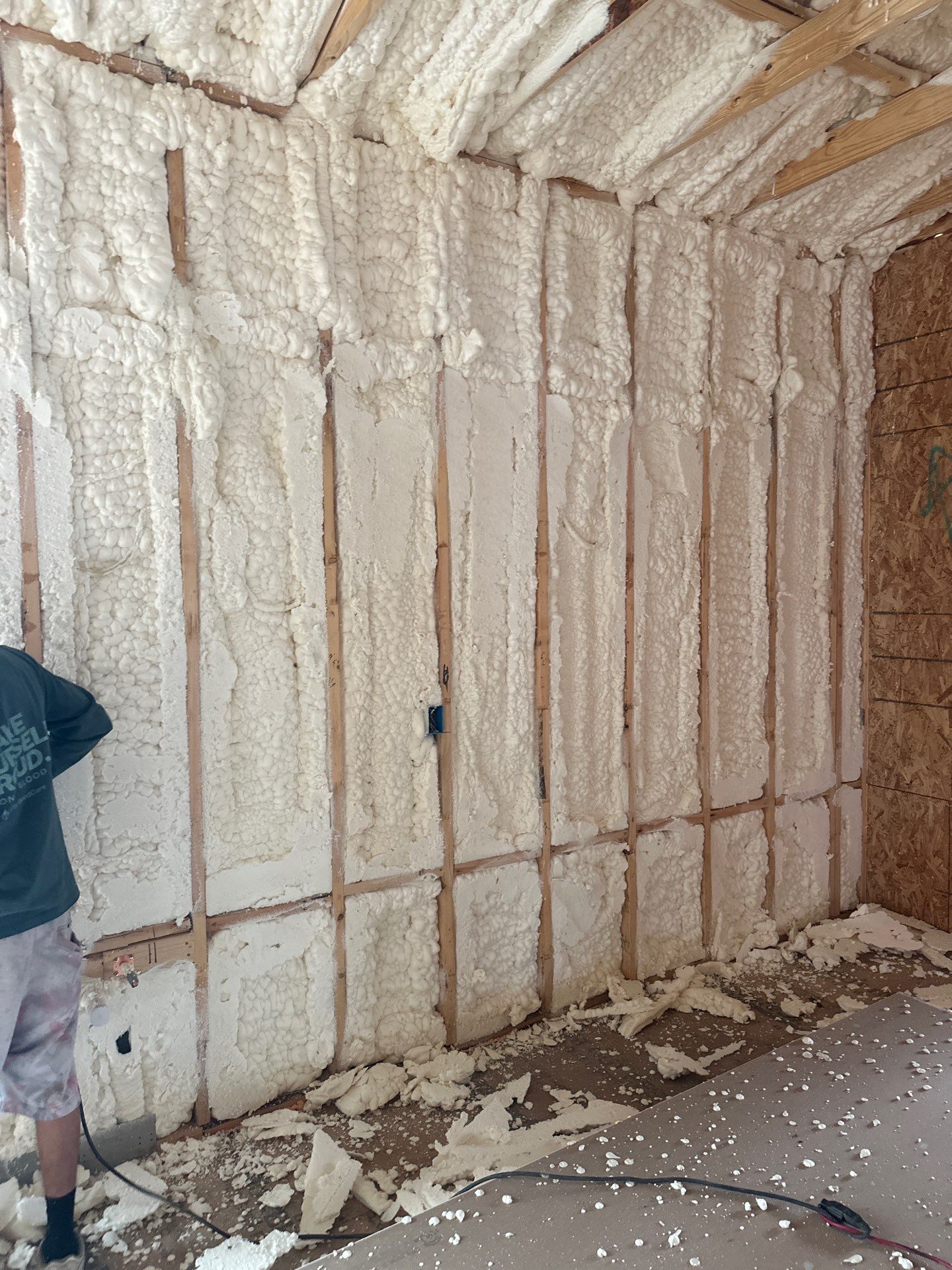 Full encapsulation open cell foam Dallas TX by Apex Insulation Solutions